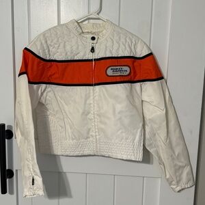 Harley Davidson cropped casual jacket, size L